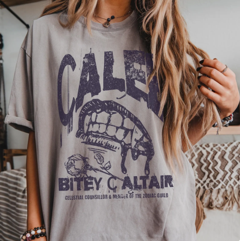 Zodiac Academy Caleb Altair Vampire Shirt LICENSED