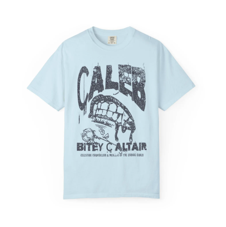 Zodiac Academy Caleb Altair Vampire Shirt LICENSED