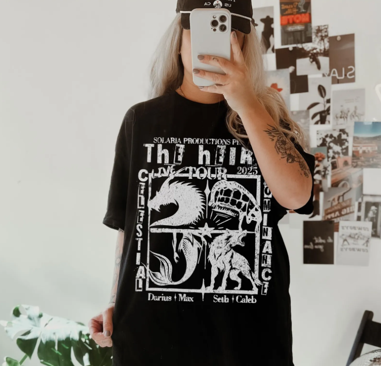 Zodiac Academy The Heirs Vintage Band Tee