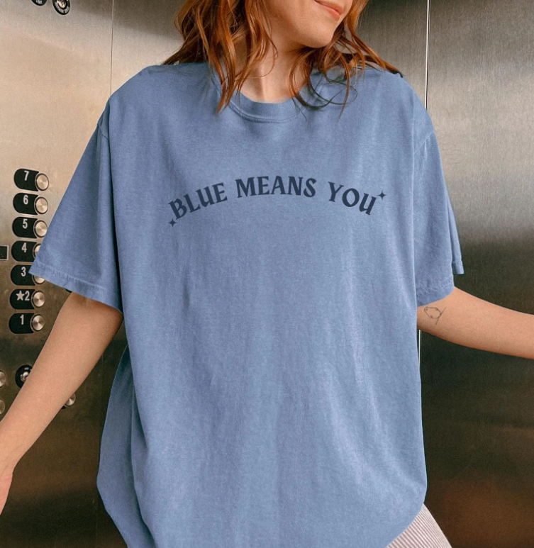 Zodiac Academy Blue Means You Celestial Sword LICENSED Zodiac Academy Merch