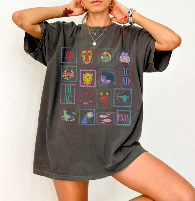 Zodiac Academy LICENSED Retro Stamp Zodiac Academy Merch