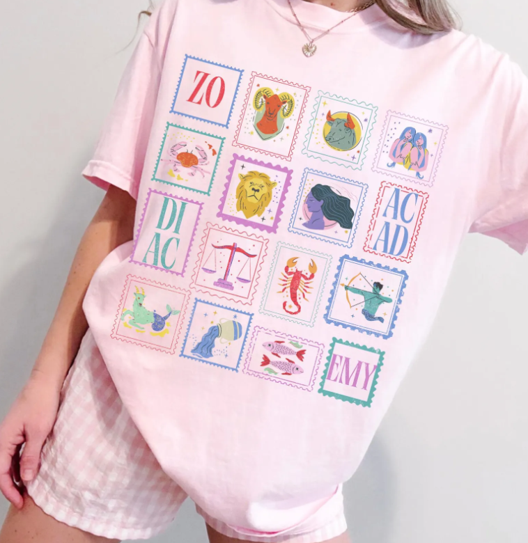 Zodiac Academy LICENSED Retro Stamp Zodiac Academy Merch