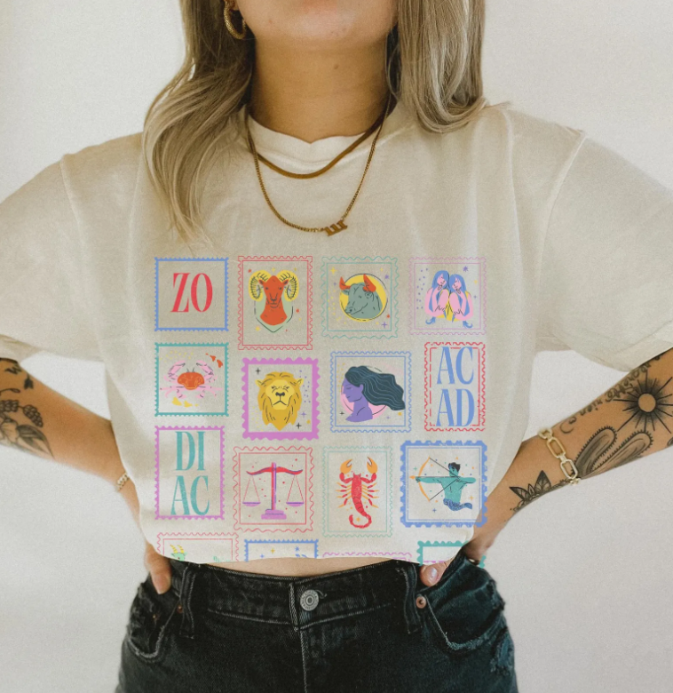 Zodiac Academy LICENSED Retro Stamp Zodiac Academy Merch