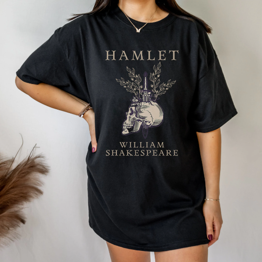 Hamlet Shakespeare Skull Shirt