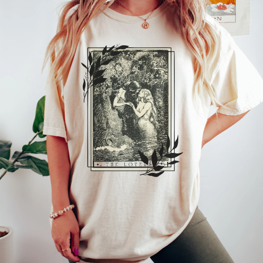 Sappho The Lovers Tarot Card Shirt
