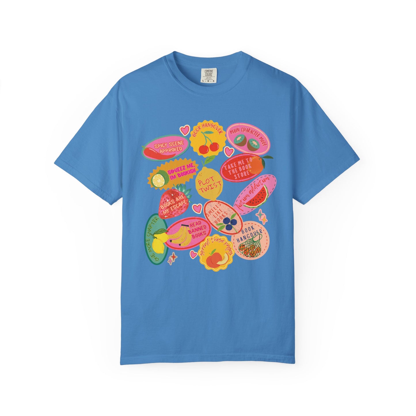 Romantasy Book Tropes Fruit Sticker Shirt