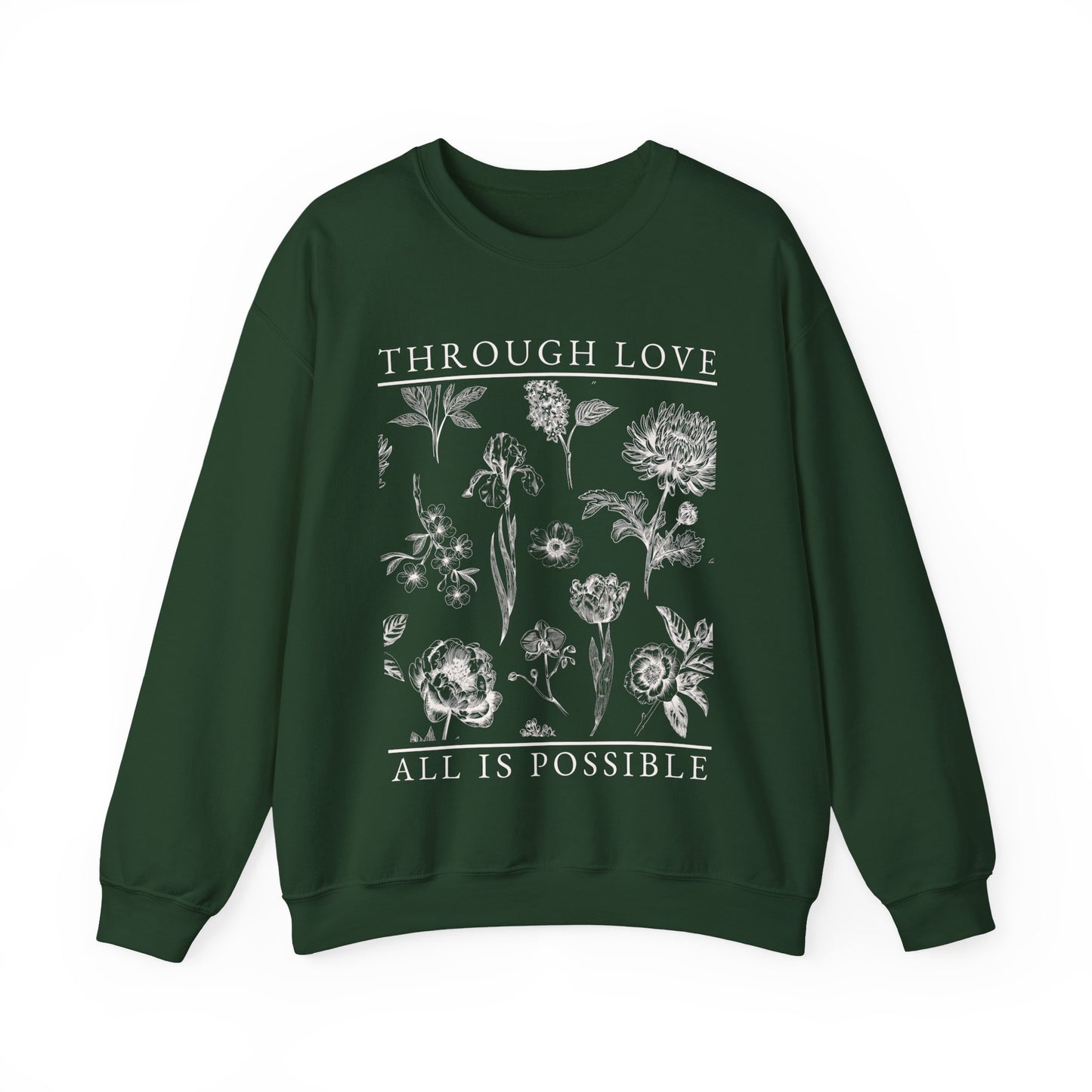 Through Love All Is Possible Toile De Jouy Sweatshirt