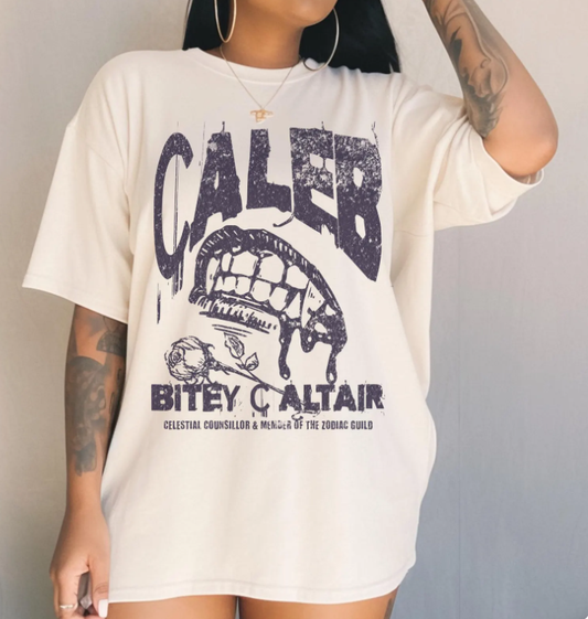 Zodiac Academy Caleb Altair Vampire Shirt LICENSED