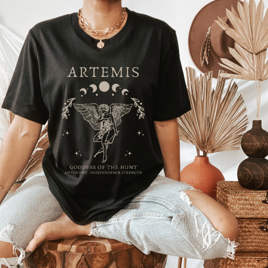 Artemis Greek Goddess Mythology Shirt