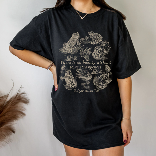 Edgar Allan Poe Frog Shirt