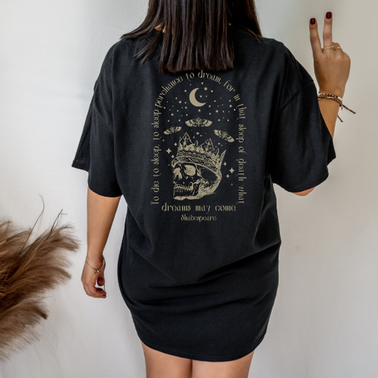 To Die To Sleep Shakespeare Shirt