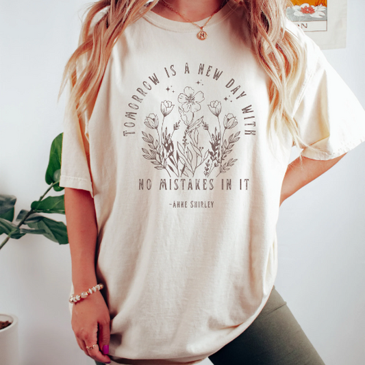 Anne Of Green Gables Tomorrow Is A New Day Shirt